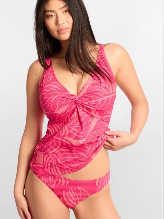 Sunsets Other - Sunsets Collins Hipster Bikini Bottom S Pink Blushing Palms Rib NWT